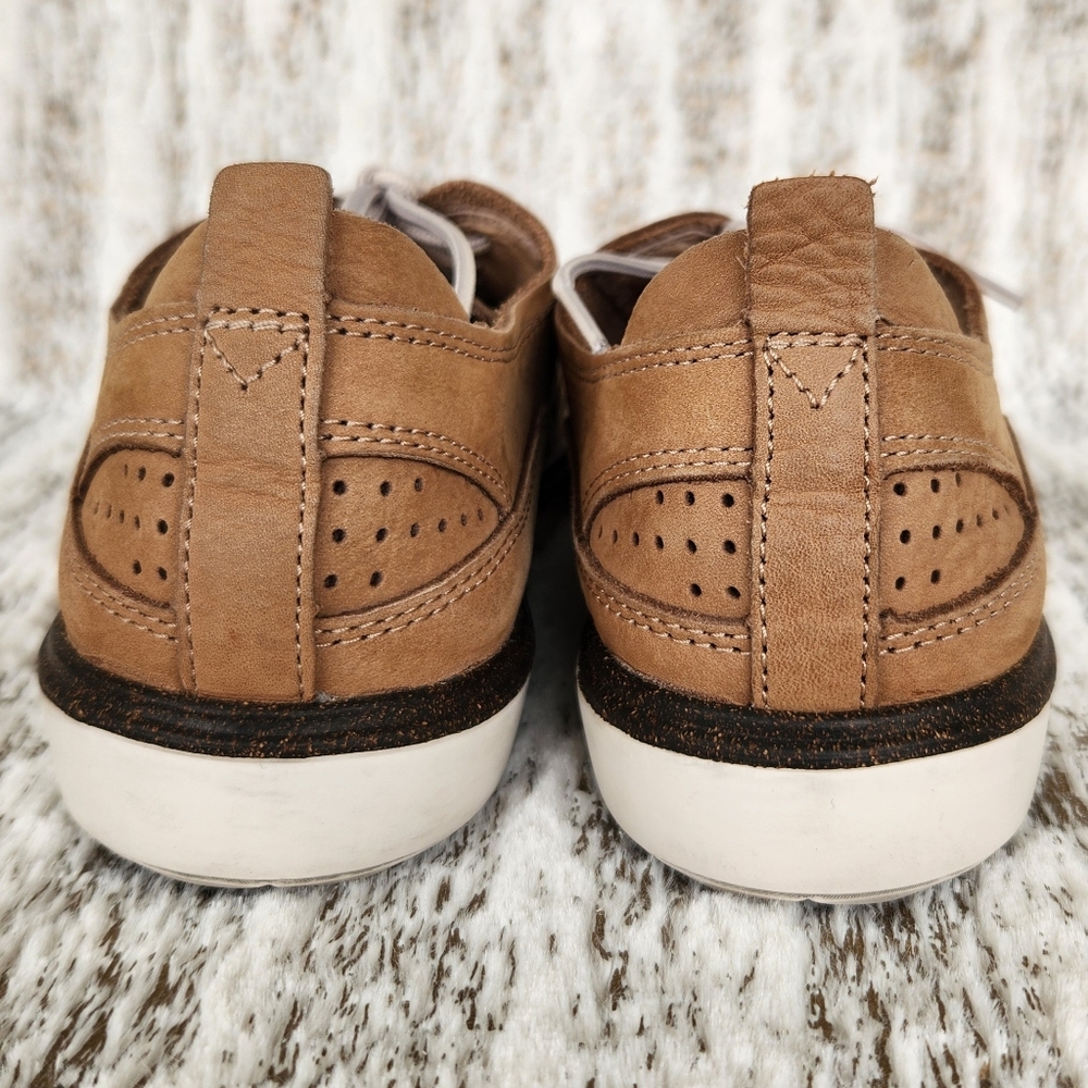 Merrell "Around Town Lace Air" Lace-Up Comfort Cork Shoes Tan | Women’s Size 7 - Picture 5 of 13